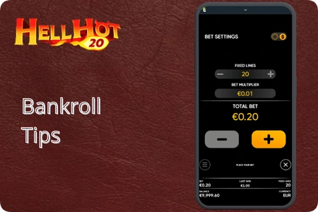Hell Hot 20 bankroll management and bet tips